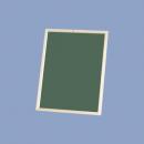 白木枠マーカーボード(小)【緑】H635×W485×D21/2.0kg[SHIRO456-MG] 